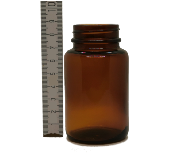 192 Weithalsflaschen 100ml in Braunglas mit Deckel - Weithalsglas, Schraubgläser